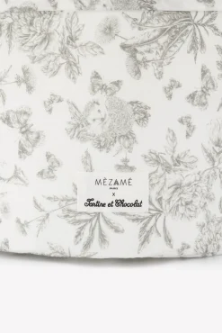 Petite panière toile de jouy gris Mèzamé x Tartine et Chocolat