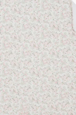 Plaid Imprimé fleuri jardin hivernal