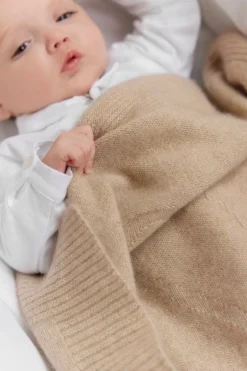 Plaid cachemire Lapin Beige