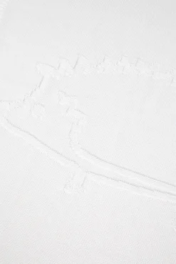 Plaid Laine Hérisson écru