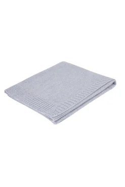 Plaid Laine Hérisson gris