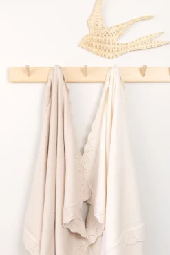 Plaid Laine Mérinos Beige