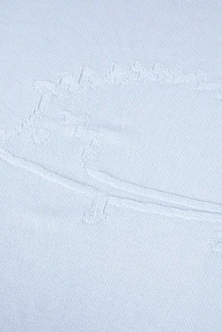 Plaid Laine Hérisson bleu ciel