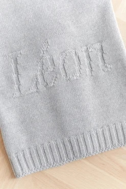 Plaid personnalisé Laine gris