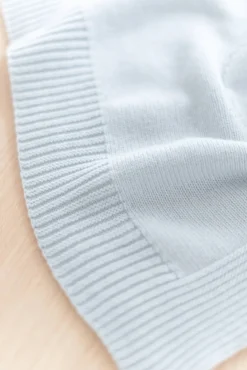 Plaid personnalisé Cachemire bleu ciel