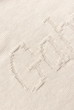 Plaid personnalisé Laine beige