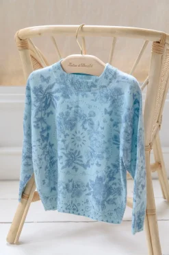 Pull Bleu Kujten x Tartine et Chocolat