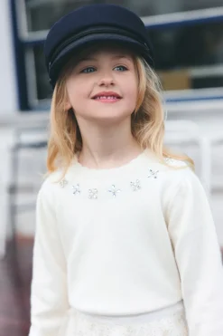 Pull Ecru paillettes