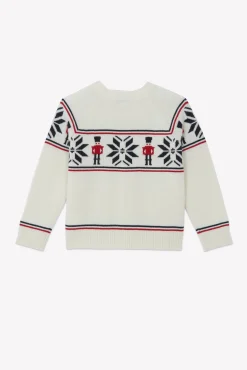 Pull Ecru casse-noisettes