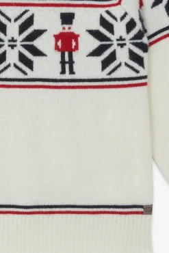 Pull Ecru casse-noisettes