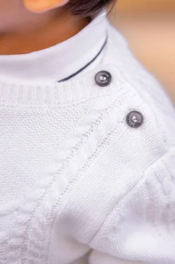 Pull Ecru signature TC