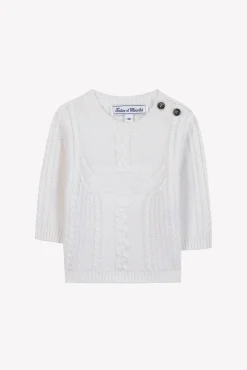 Pull Ecru signature TC