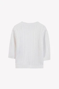 Pull Ecru signature TC