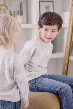 Pull Gris clair Kujten x Tartine et Chocolat