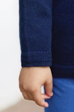 Pull Marine en laine signature TC