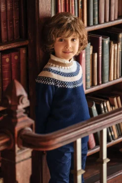 Pull Marine motif jacquard