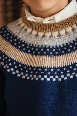 Pull Marine motif jacquard