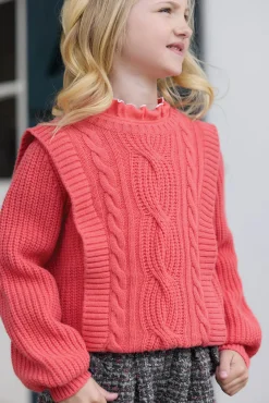 Pull Praline maille torsadée