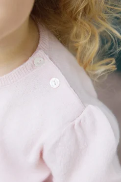 Pull Rose pâle illustration chat