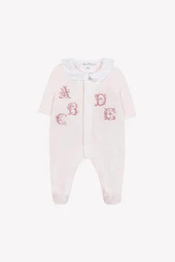 Pyjama Rose pâle abécédaire