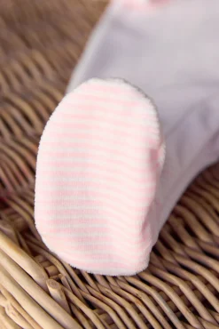 Pyjama Rose pâle à rayures