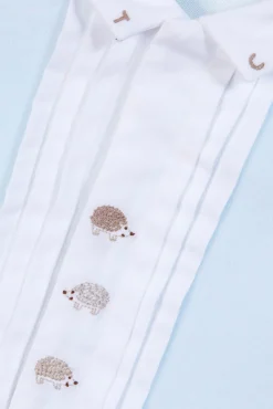 Pyjama Bleu ciel hérisson