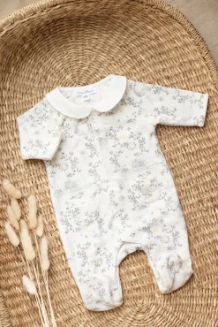 Pyjama Imprimé rêve étoilé col claudine