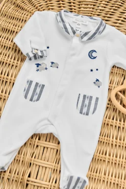 Pyjama Marine moutons