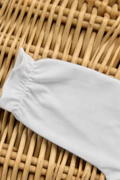 Pyjama Blanc col volanté