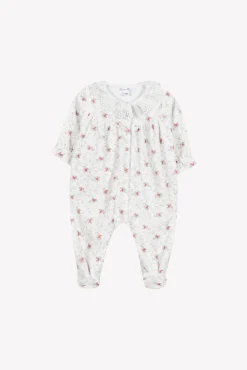 Pyjama Ecru fleurs