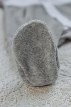 Pyjama Gris chiné plis religieux