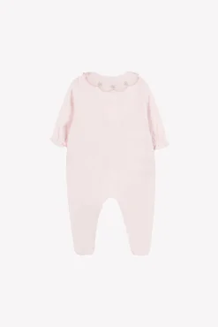 Pyjama Rose pâle volanté