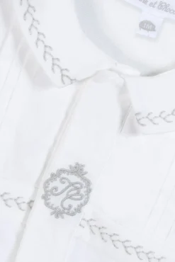 Pyjama Blanc plis religieux