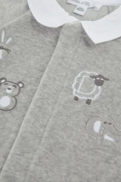 Pyjama Gris chiné abécédaire