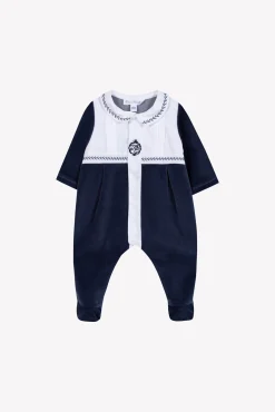 Pyjama Marine plis religieux