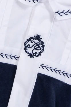 Pyjama Marine plis religieux