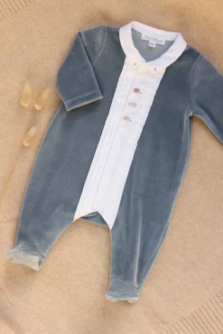 Pyjama Bleu orage hérisson