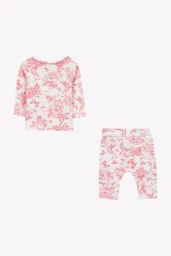 Pyjama deux pièces Praline inspiration Toile de Jouy