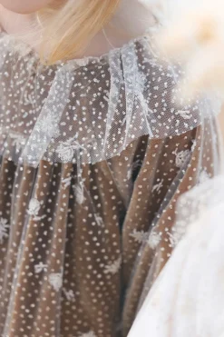 Robe Bronze velours et tulle