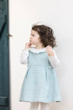 Robe Emeraude en tweed