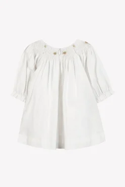 Robe Ecru col smock