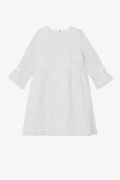 Robe Ecru en tweed