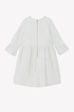 Robe Ecru en tweed