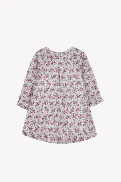 Robe Ecru imprimé fleuri