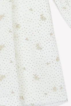 Robe Ecru velours et tulle