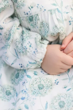 Robe Emeraude illustration florale