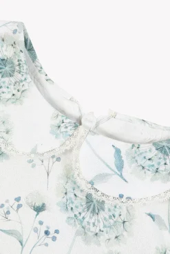 Robe Emeraude illustration florale