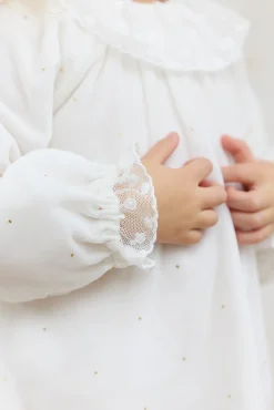 Robe Ecru en velours