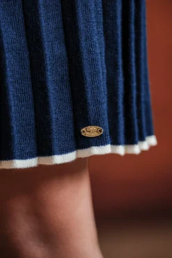 Robe Marine plissé