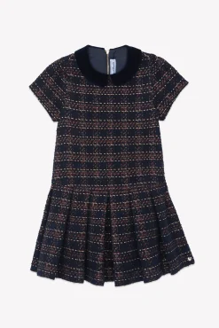 Robe Marine col claudine